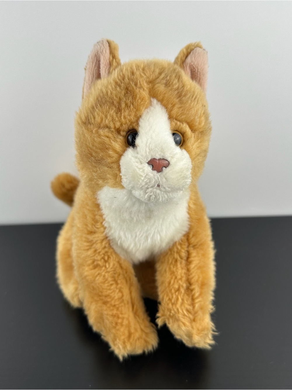 Animal Alley Toys R Us Rare Orange White Tabby Kitty Cat 9” Plush Stuffed Animal